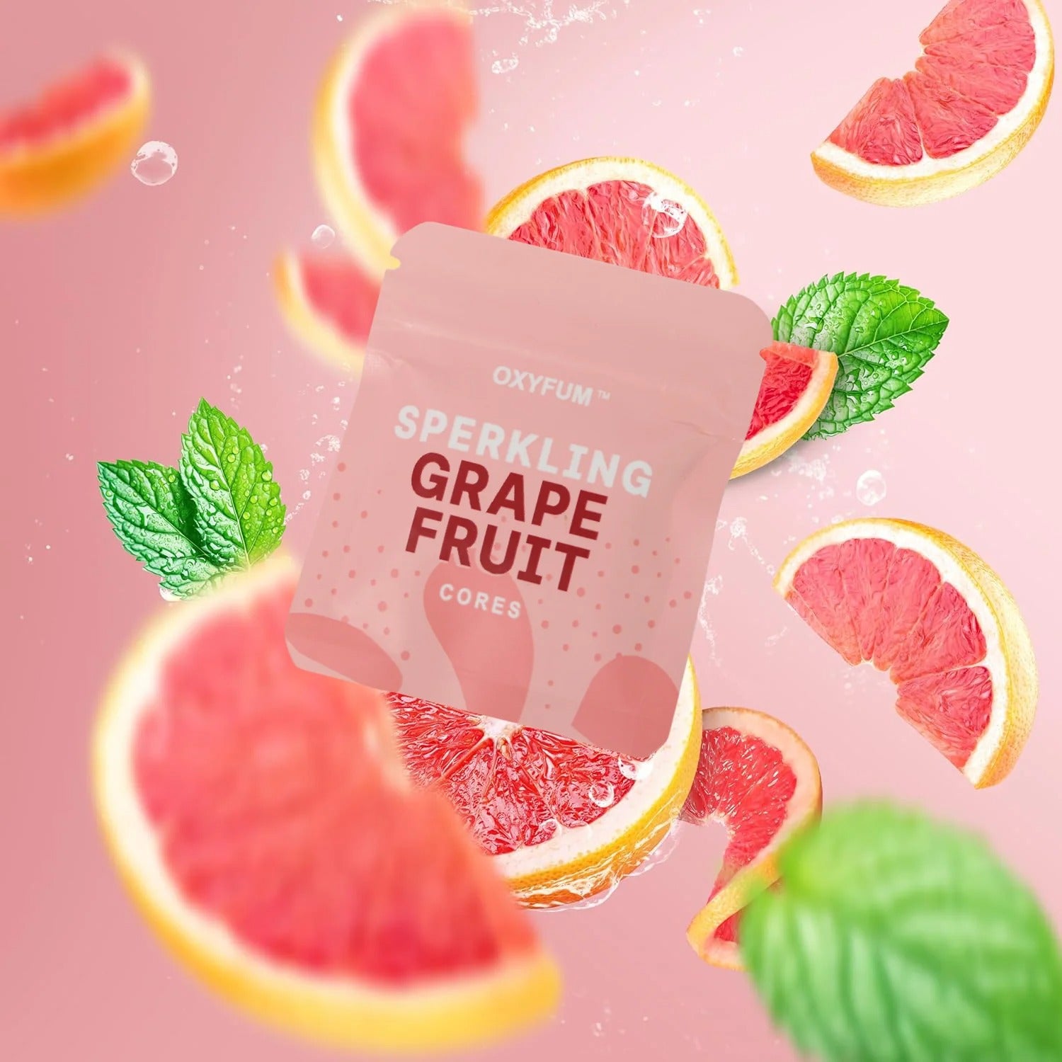 Sparkling Grape Fruit Cores