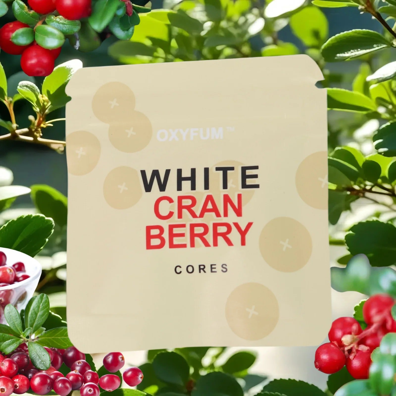 White Cran Berry Cores